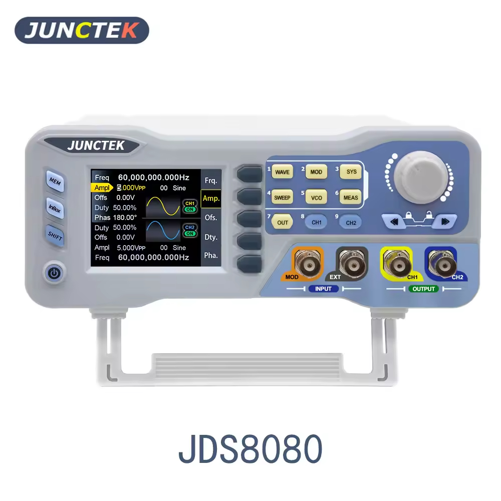 Function Arbitrary Waveform Generator - JDS8080 JUNCTEK 80MHz Çift Kanallı Sinyal