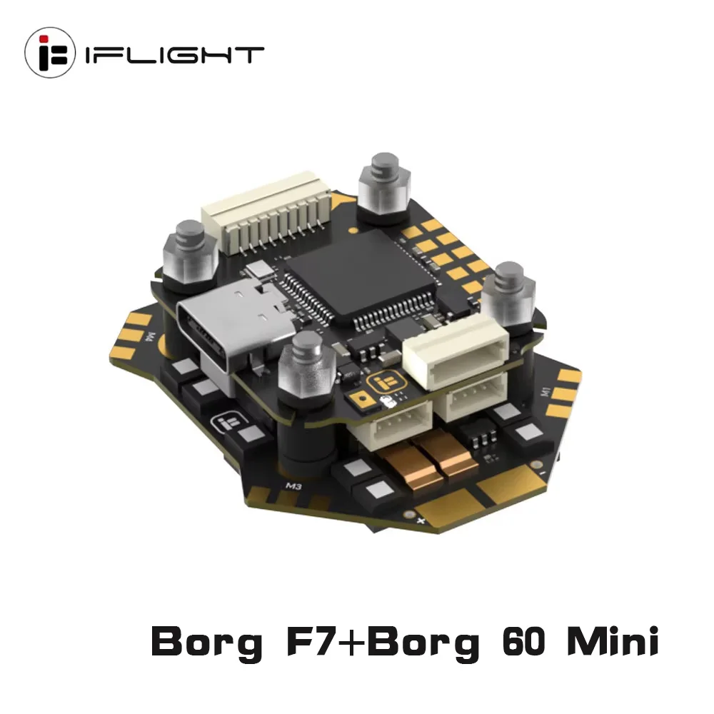 iFlight Borg Mini F7 Uçuş Kont - Fpv Flight Controller F7 Stack 60A incelemesi ve fiyatı